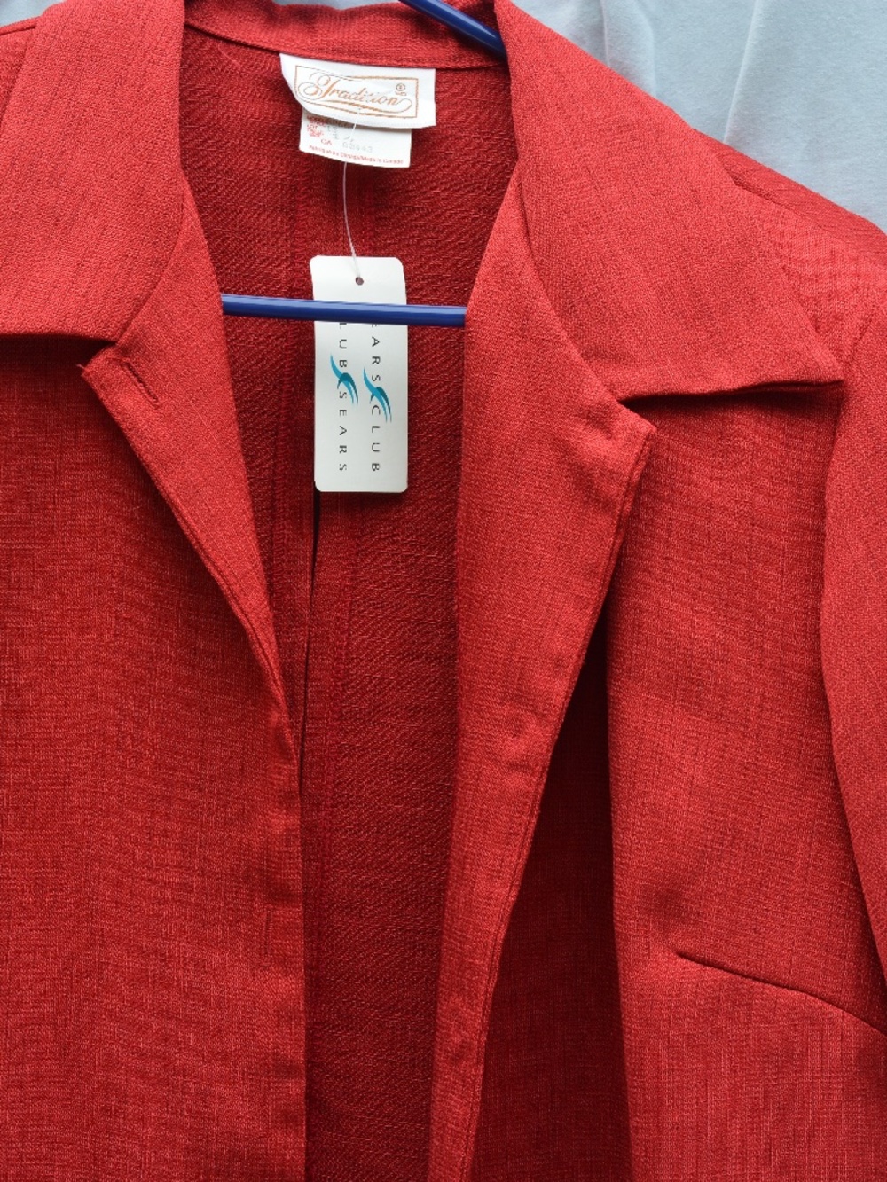 Tradition Red Blouse NWT SZ 14
